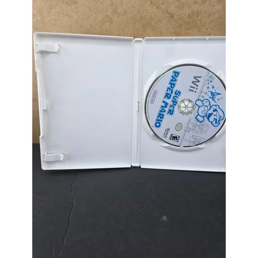 Super Paper Mario (Nintendo Wii Game, 2007) No Manual - Nintendo Selects